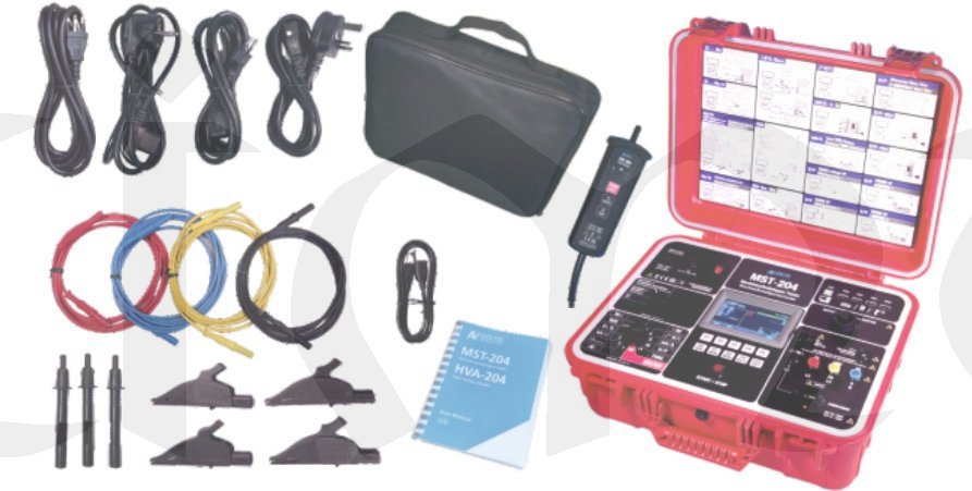 MST204plus tester el. částí strojních zařízení