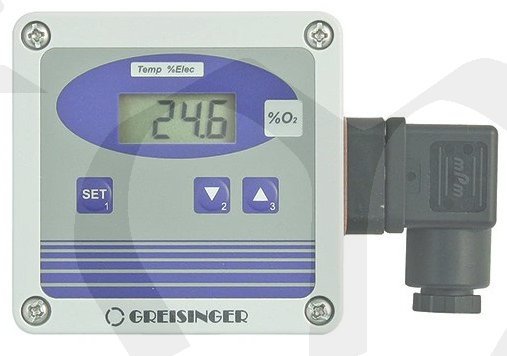 OXY 3690 MP - Převodník koncentrace kyslíku ve vzduchu včetně elektrody GGO370/MU